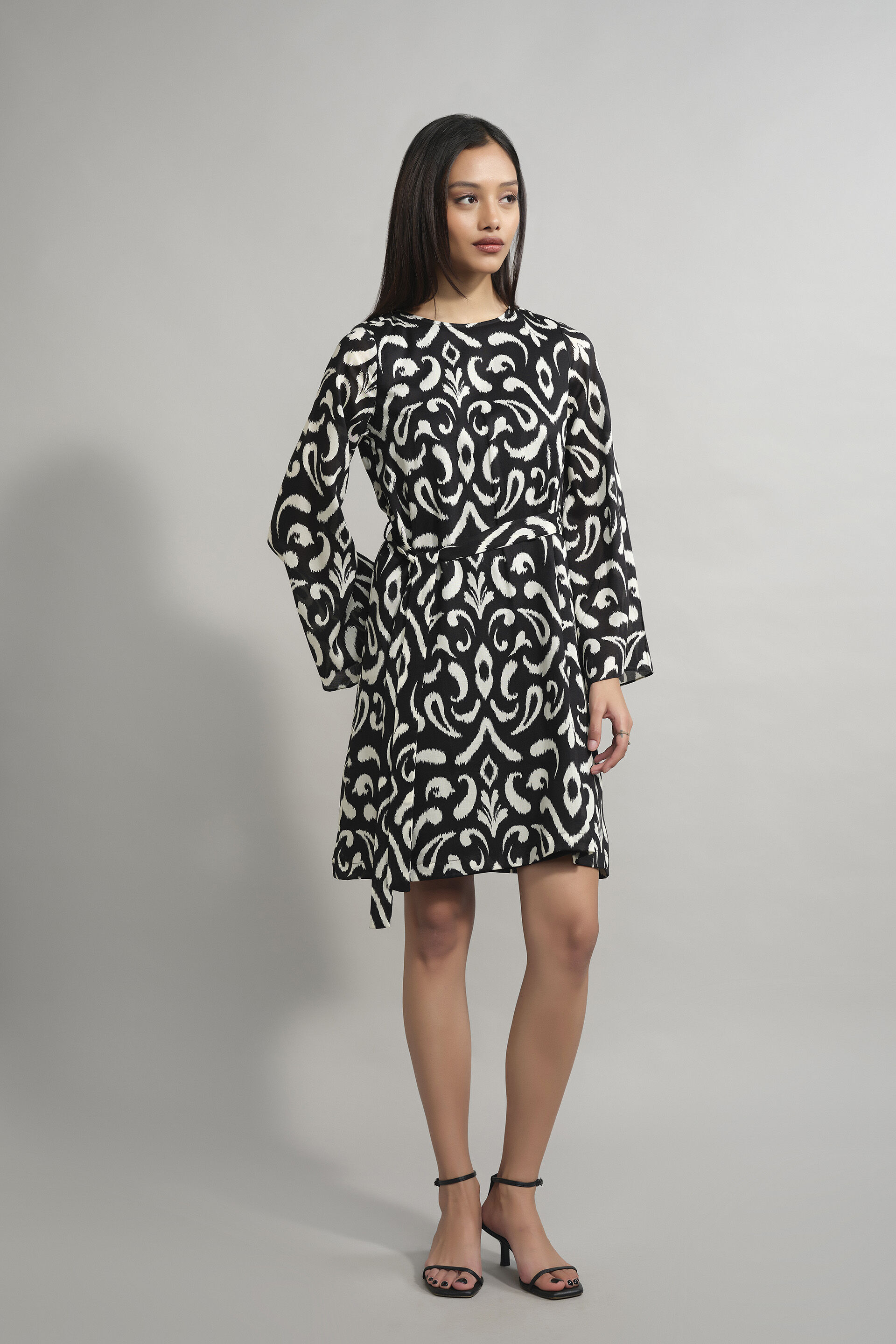 Illusory Dress, Black, image 1